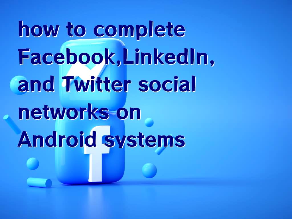 complete Facebook LinkedIn